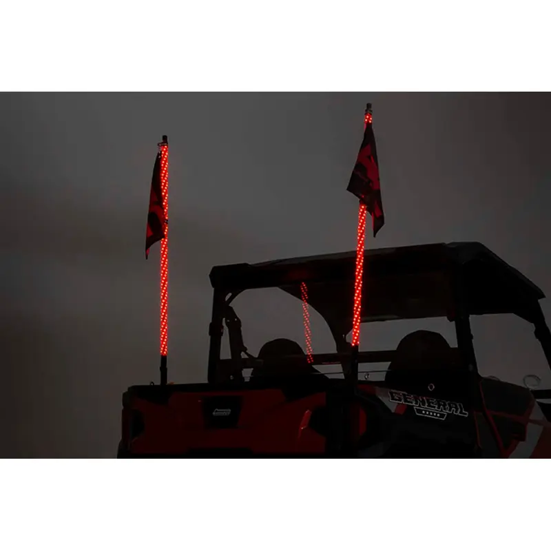 Multi-Color LED | Whip | 4' Long | Pair | 93004