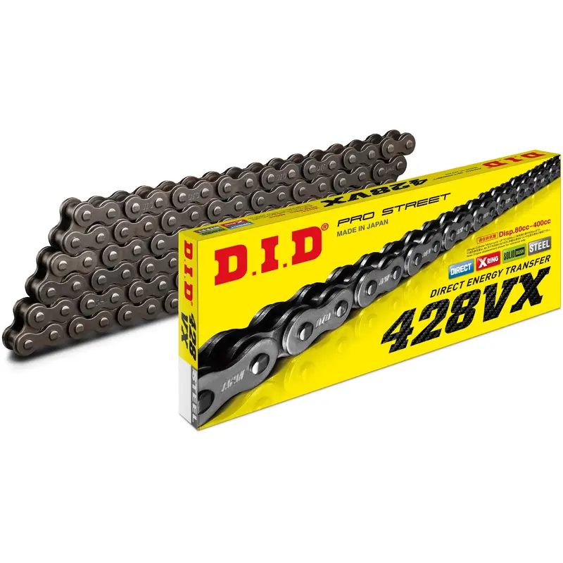 D.I.D PRO STREET VX-RING CHAIN NATURAL 428VXX122FB