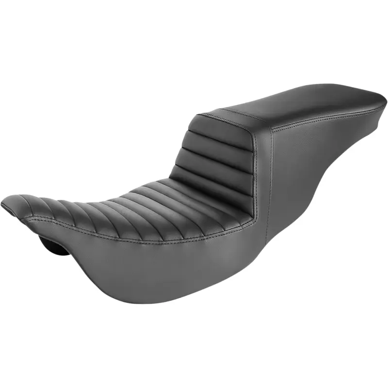SADDLEMEN Tour Step-Up Seat - Tuck-n-Roll - Black - FL '08-'22 808-07B-191