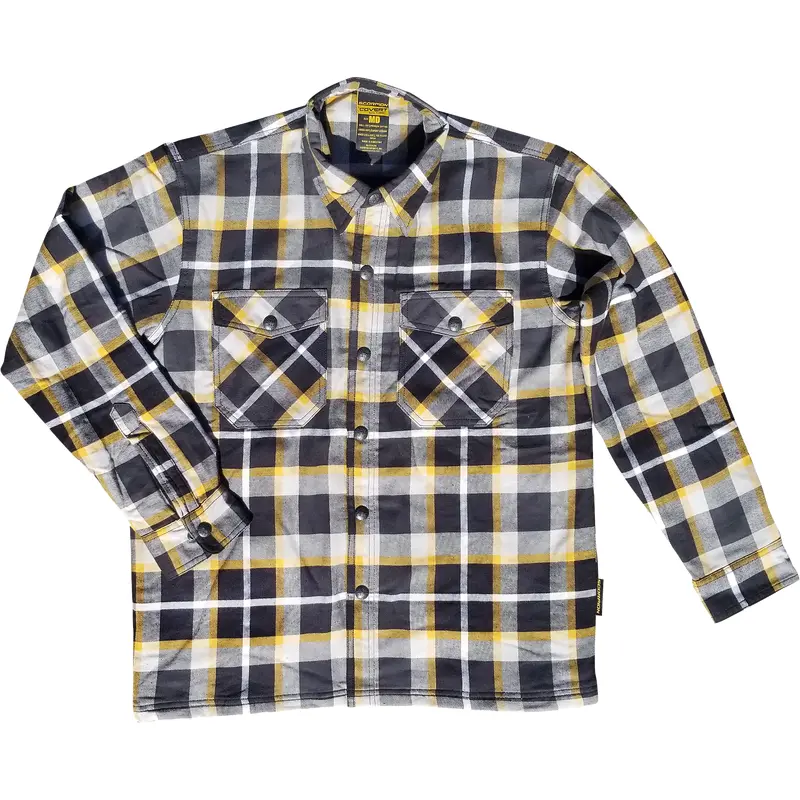 Covert Flannel White/Yellow 2x