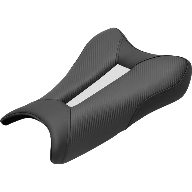 SADDLEMEN Track Seat - Solo - Carbon Fiber - Black - ZX6R '19-'22 0810-K076