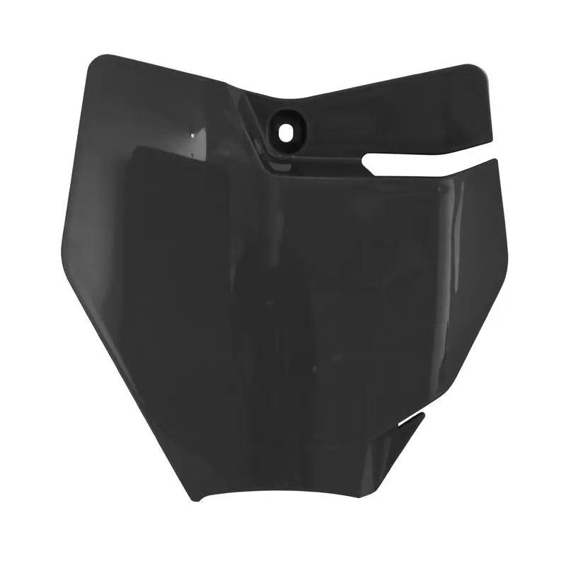 NUMBER PLATE RTECH BLACK GAS GAS MC50 MC-E KTM 50SX SX-E