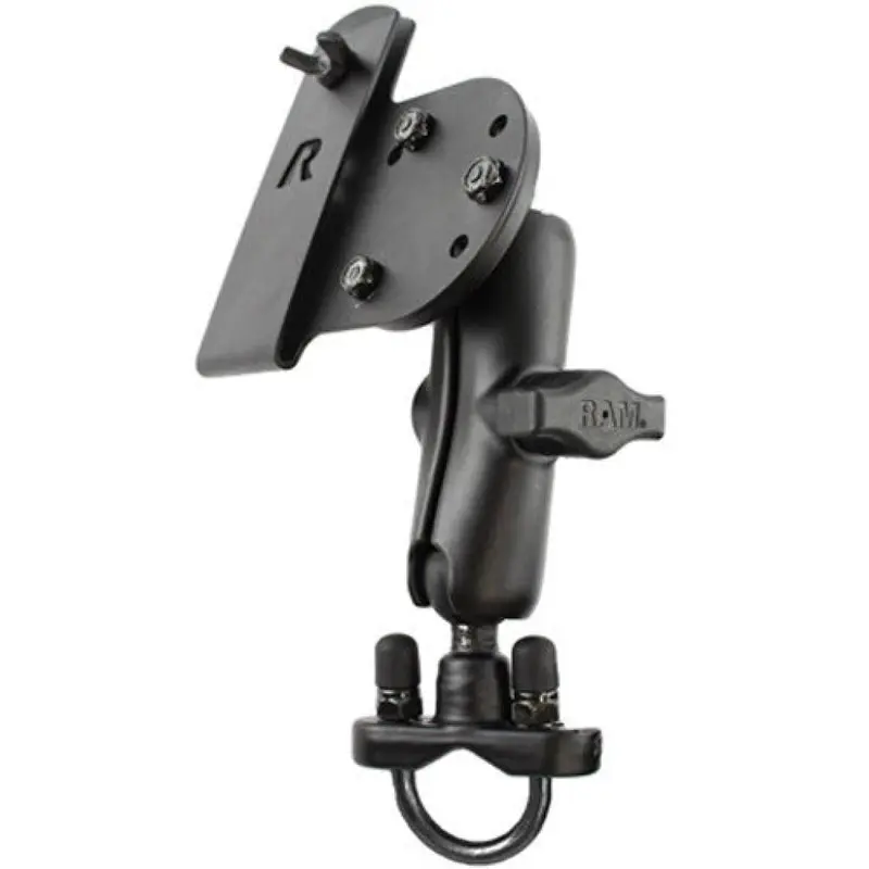 Ram Handlebar U-Bolt Double Ball Mount w/  Gun Holster Clip | RAM-B-149Z-GUN1