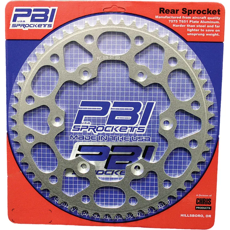 PBI REAR ALUMINUM SPROCKET 46T 4020-46-1