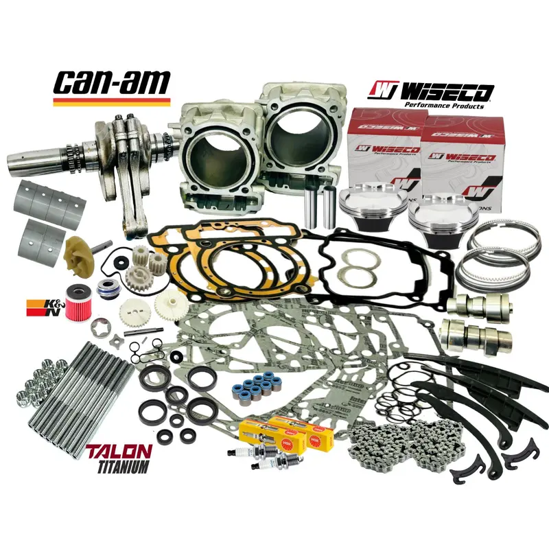 Commander 1000 Cams Guides Rebuild Kit Complete Motor Engine Top Bottom End Redo