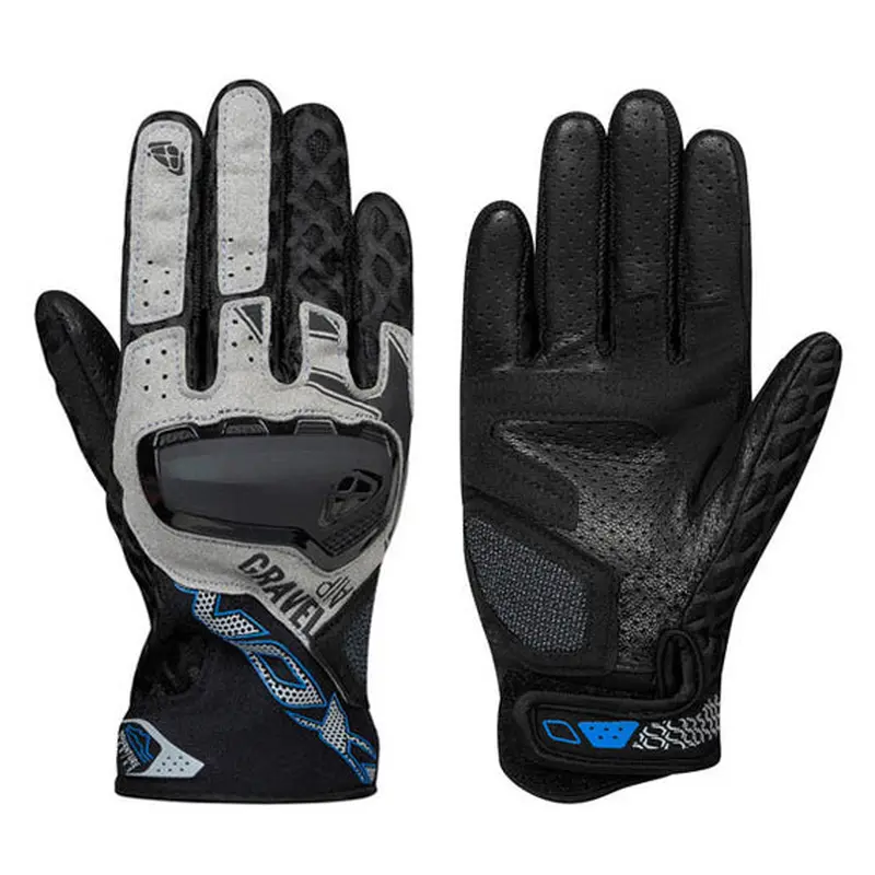 Ixon GRAVEL AIR Glove Blk/Gry/Blu - Lightweight Adventure