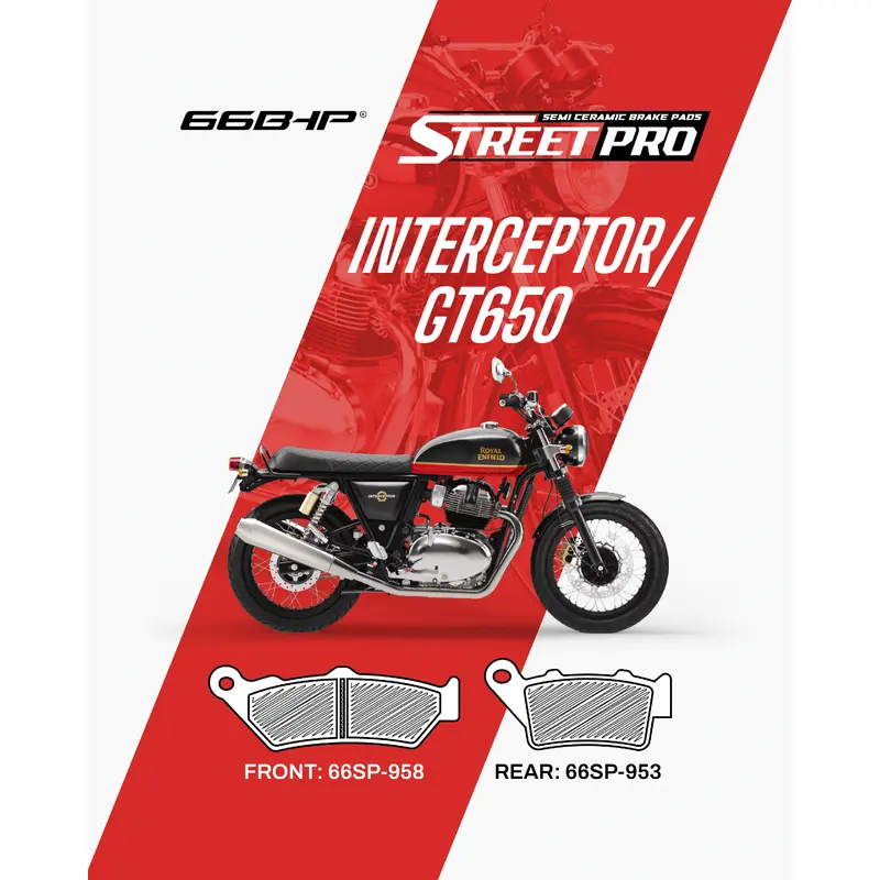 Royal Enfield GT / Interceptor 650 Street Pro Semi Ceramic Brake Pads
