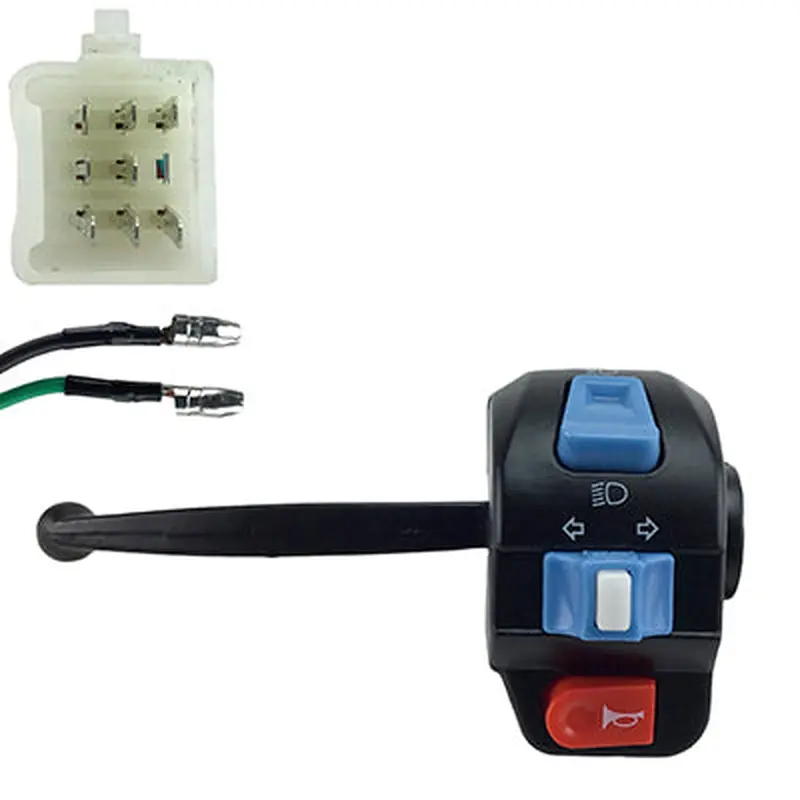 Handlebar Switch - 8 Wire - Left - 145mm Lever - Tao Tao Blade and Thunder Scooters