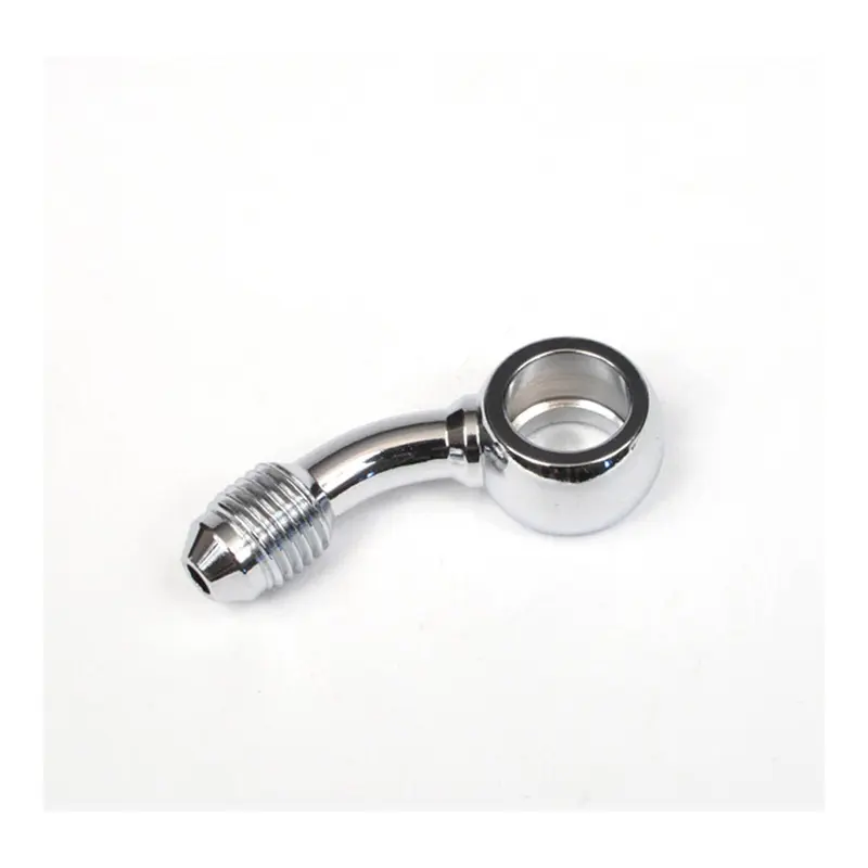 Whites Brake - 10mm Banjo - 45@90 - Chrome Steel
