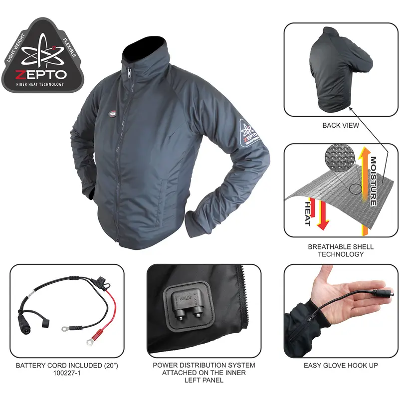 GEARS CANADA Women's Gen X-4 Heated Jacket Liner - Black - Small 100311-1-S