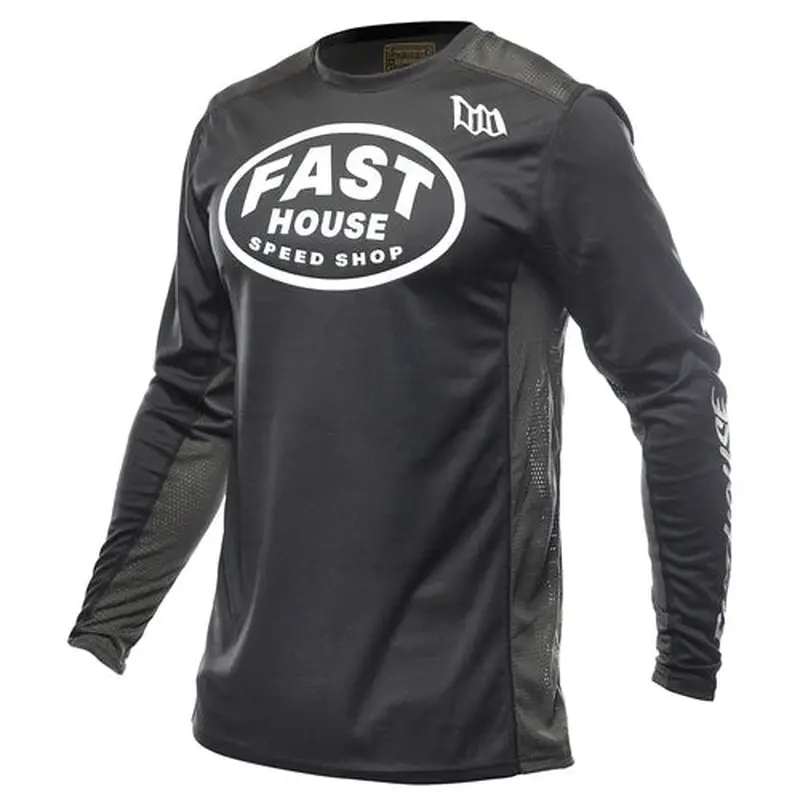 Grindhouse Air-Cooled Ramble LS Jersey - Black/Gray