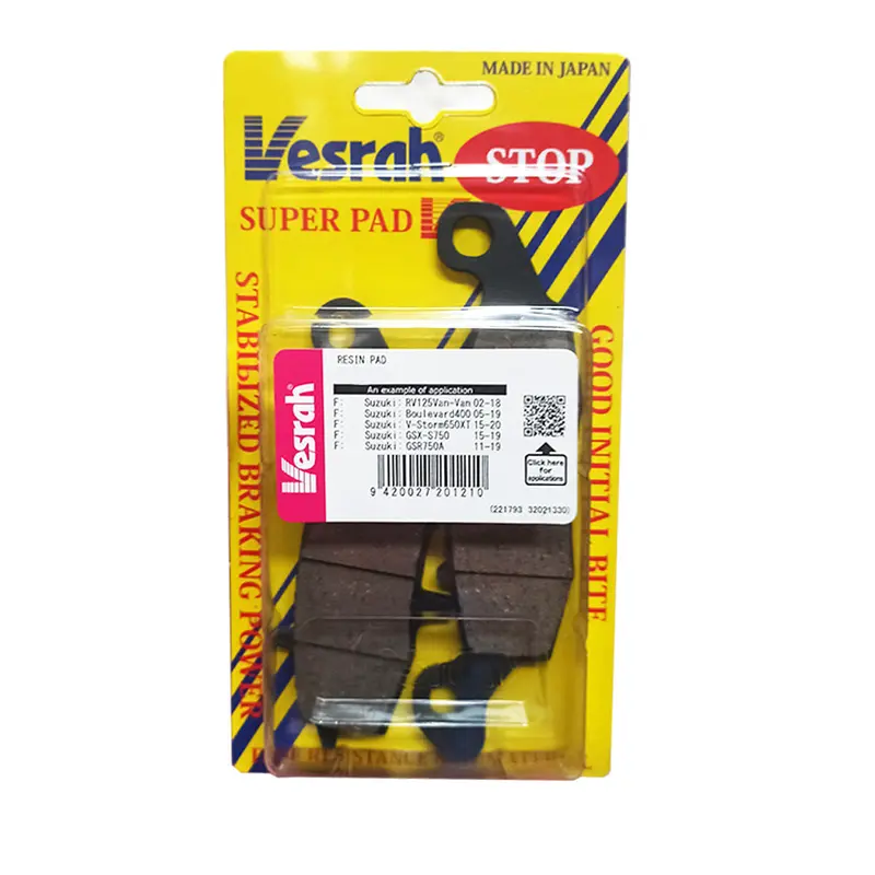 SD161 Ceramic Organic Brake Pads Vesrah. Alt: VD161JL AX35185