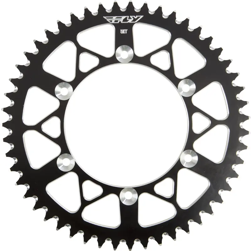 FLY RACING SPROCKET REAR 51T BLACK 208-51 BLK