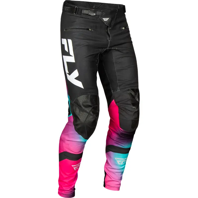 Youth Rayce Bicycle Pants Fuschia/Black/Teal Sz 26