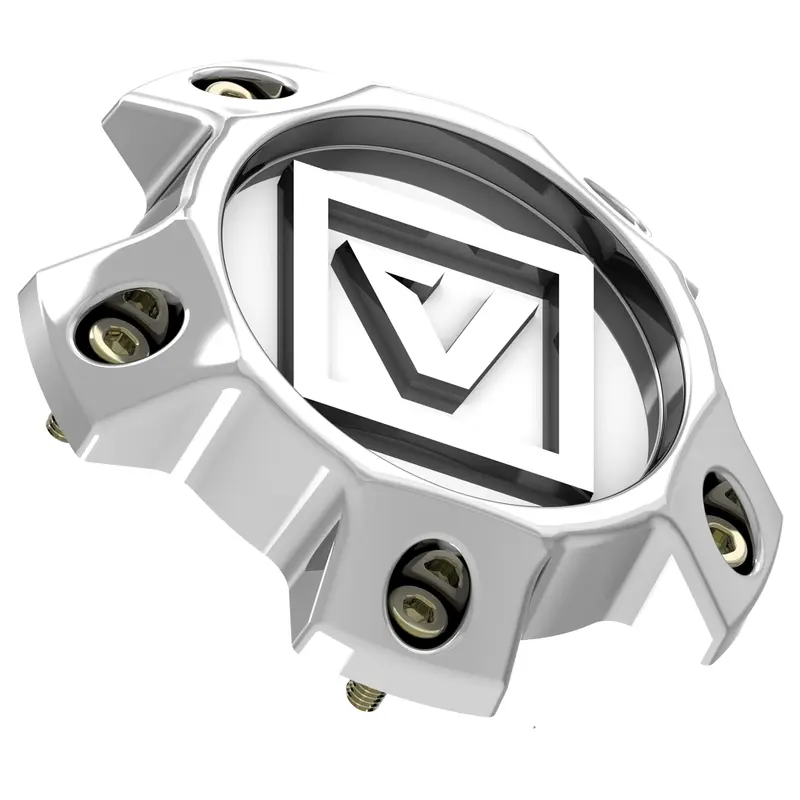 VCAP2 RAW MACHINED RM LOGO - BILLET