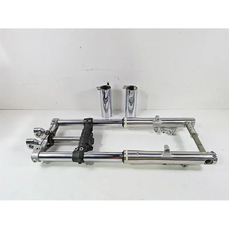 2008 Kawasaki VN1600 Vulcan Nomad Front Fork Triple Tree Riser Set READ 44071-0156