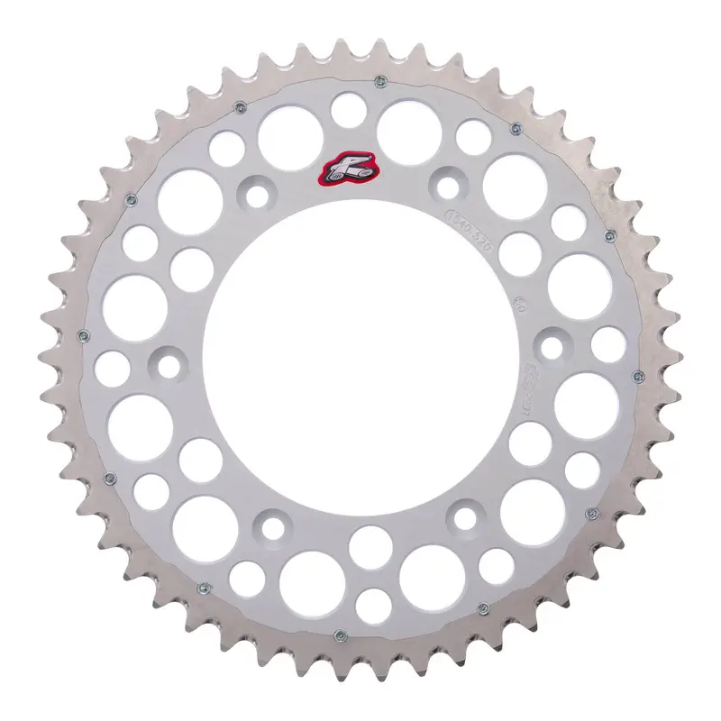 Renthal Sprocket Twinring Silver 50T Bi-metal Grooved