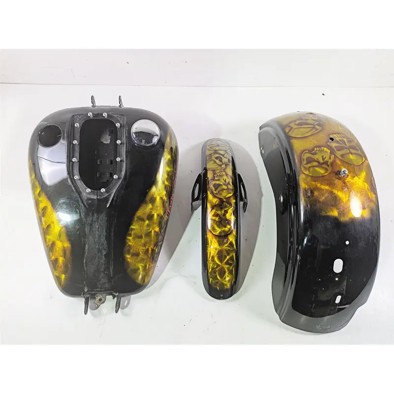 2010 Harley Dyna FXDB Street Bob Custom Paint Fender & Fuel Tank Set 61593-10