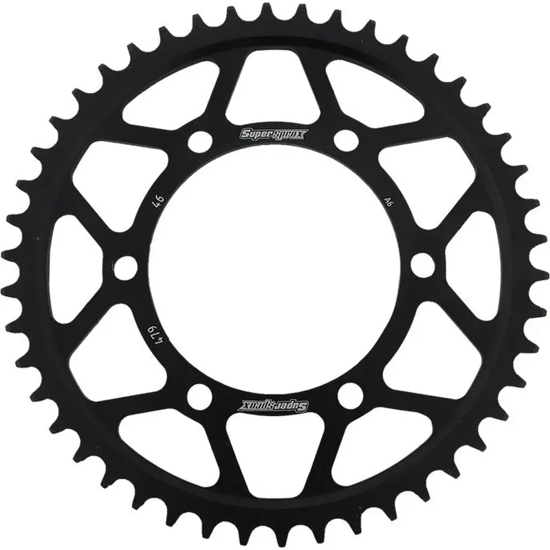 SUPERSPROX STEEL SPROCKET 46T BLACK RFE-479-46-BLK