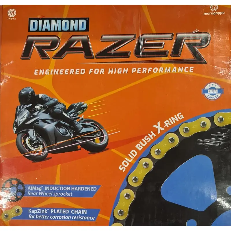 Royal Enfield Himalayan 411 - Diamond Chain Sprocket Kit (K213)