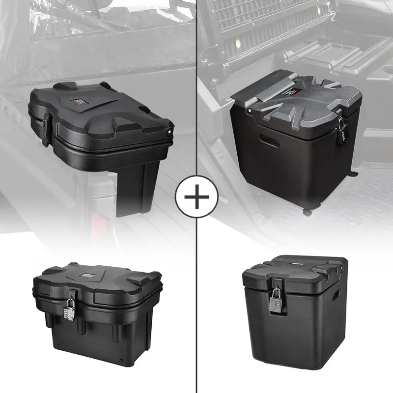 Cargo Storage Device Tool Box & Under Seat Storage Box for Polaris Ranger