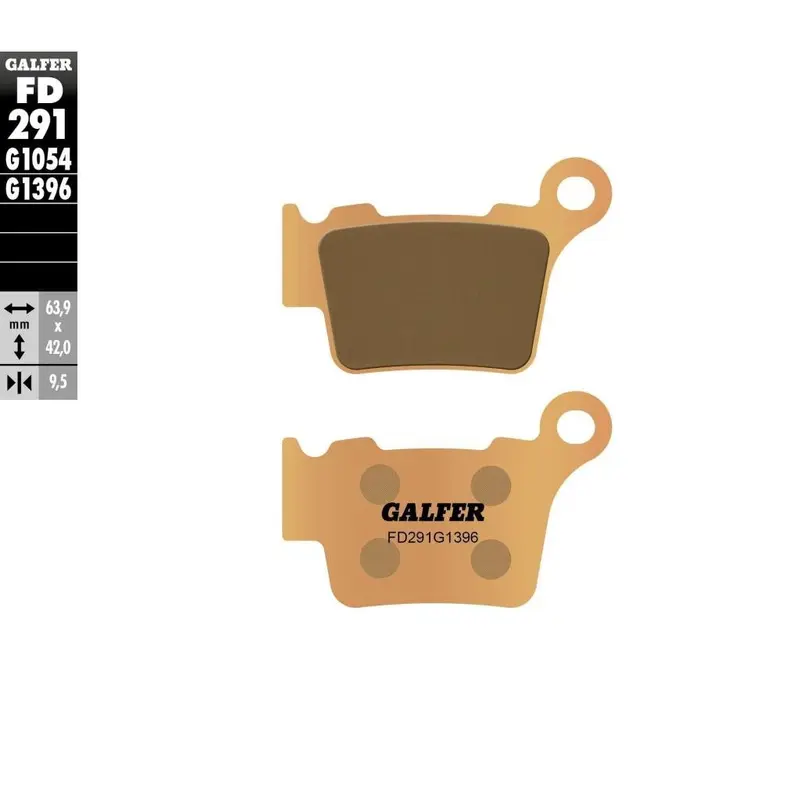 Galfer Brake Pads Sintered Brembo Rear | FD291G1396
