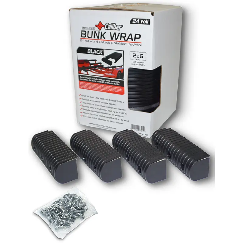 CALIBER BUNK WRAP BLACK 2"X4"X16FT ROLL 23050-BK
