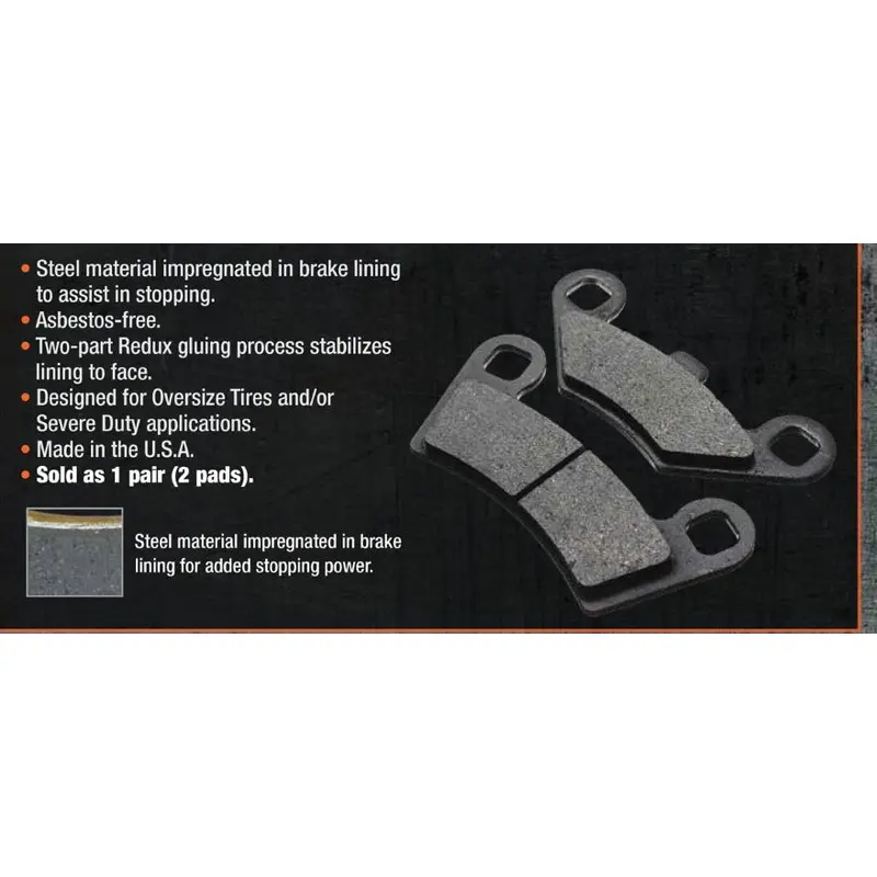 POLARIS Ranger 900 Crew XP/6P 2014-2019  -Extreme Duty Brake Pads by G Boost