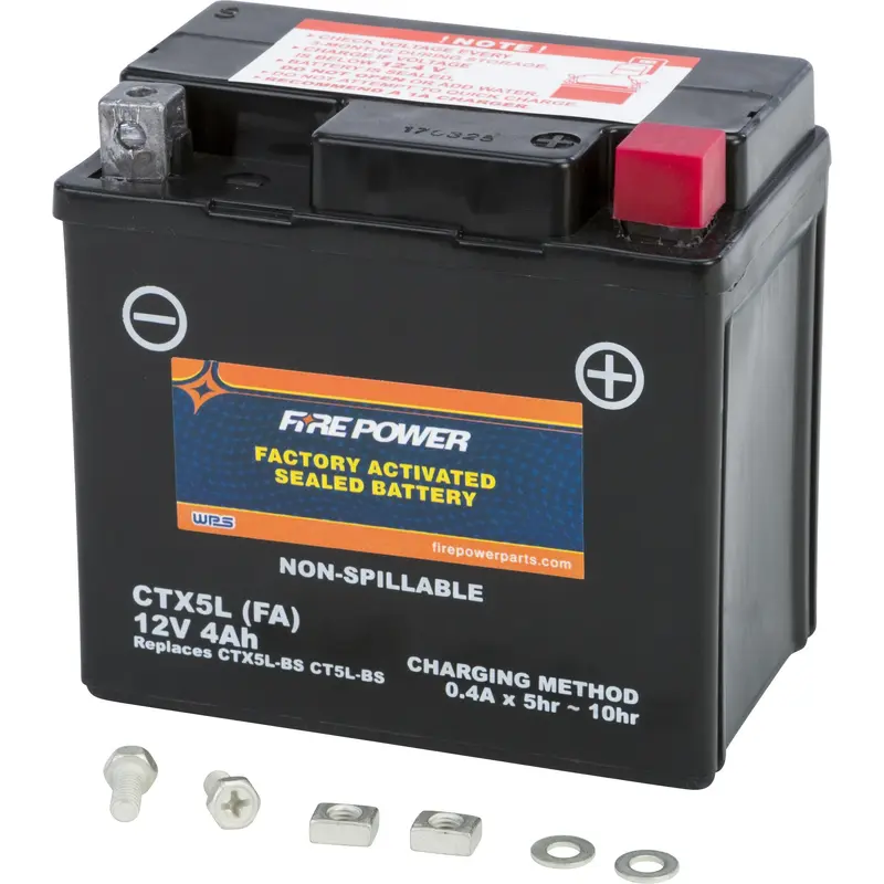 FIRE POWER BATTERY CTX5L SEALED FACTORY ACTIVATED CTX5L-BS(FA)