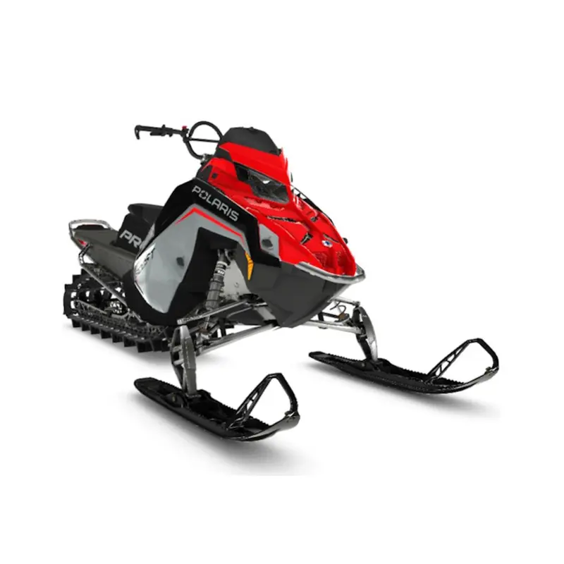 New 2025 Polaris Boost PRO RMK 155 Storm Gray / Indy Red