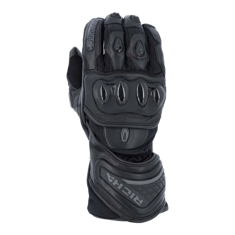 Richa Warrior Evo Leather Sport Glove - Black