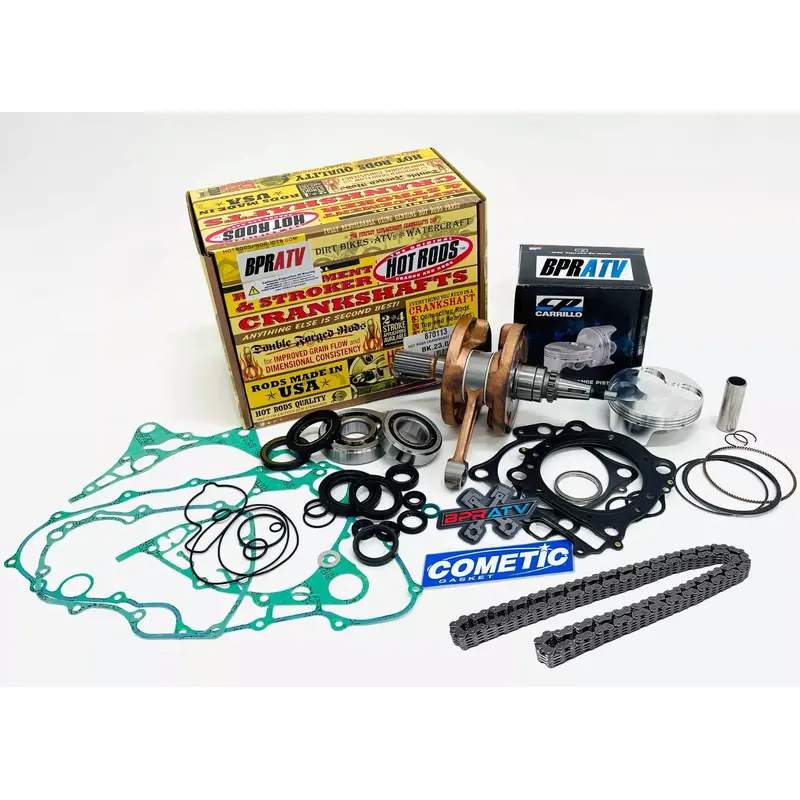 06+ Honda TRX450R TRX 450R Hotrods Crank 96mm CP 13.5:1 Piston Gaskets Rebuild
