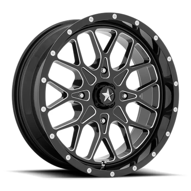 PORTAL UTV 18X7 4X137 112 G-BLK-MILL +0