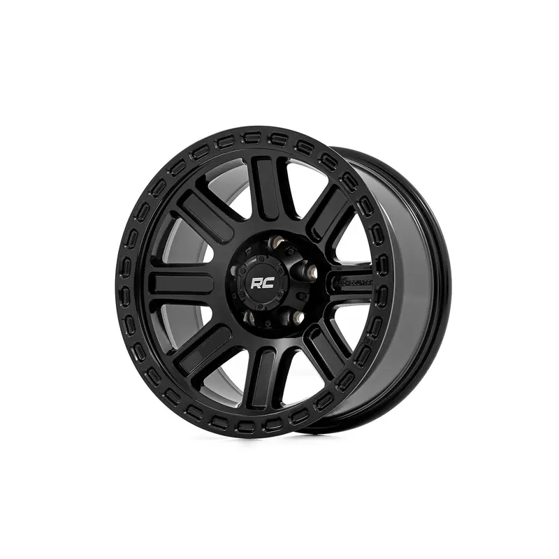 Rough Country 84 Series Wheel | One-Piece | Gloss Black | 15x8 | 5x5.5 | -19mm | 84150814