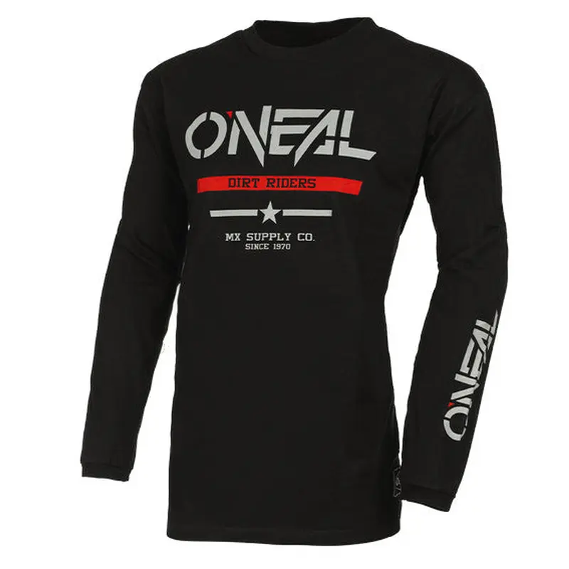 O'Neal ELEMENT Squadron Cotton Jersey - Black/Grey