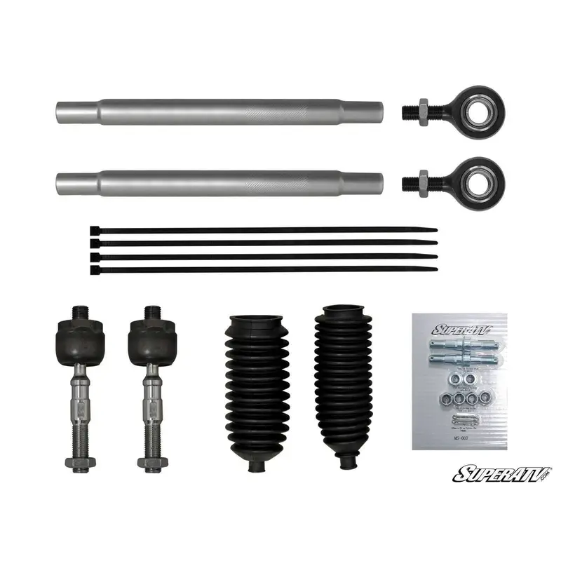 SuperATV Polaris Ranger XP 1000 2018+ Heavy-Duty Tie Rod Kit TRRA-P-RAN1K-14-ST-001