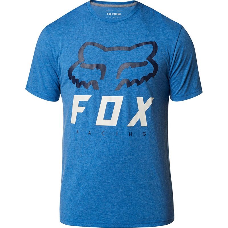 Fox Heritage Forger Short Sleeve Tech Tee Shirt - M - Heather Royal 2020