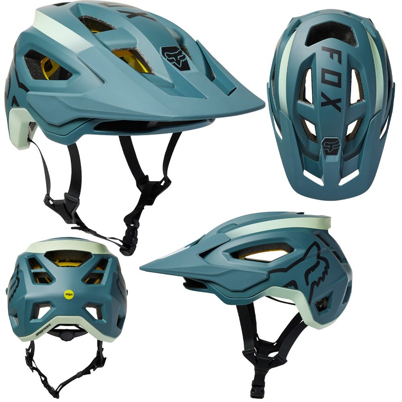 Fox Speedframe MIPS Helmet - M - Vnish Sea Foam