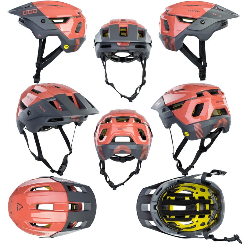 Ion Traze Amp MIPS Helmet - M - Crimson Earth