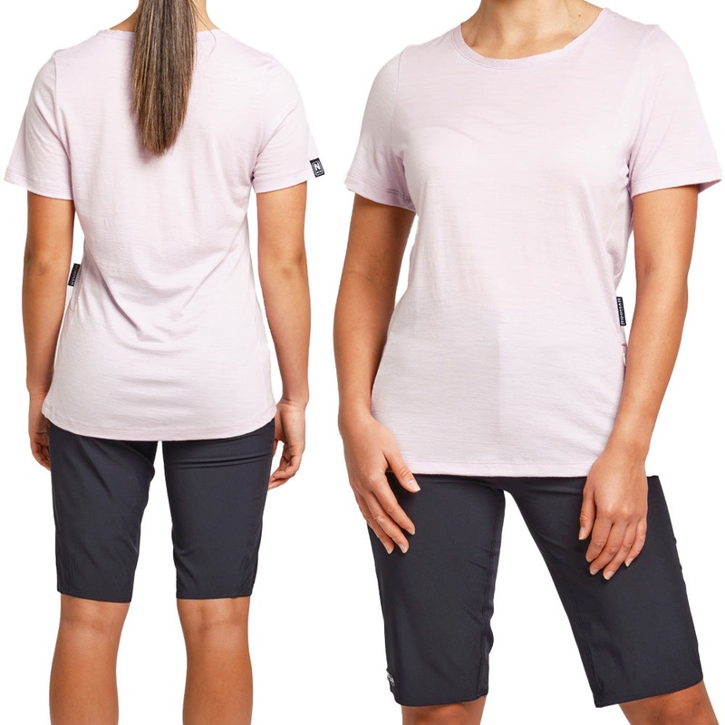 Norman MTB Women's Marino-Edge Short Sleeve Tech Tee - Women's L - Lilac