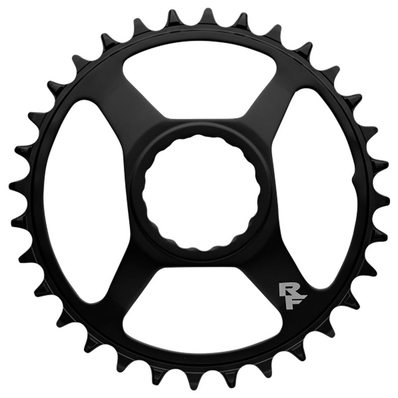 Race Face Cinch Direct Mount Narrow-Wide Chainring - Race Face - Easton Cinch Direct Mount - 6.5-0mm Flip - Round - Black - Steel - 9-12 Speed - 32T