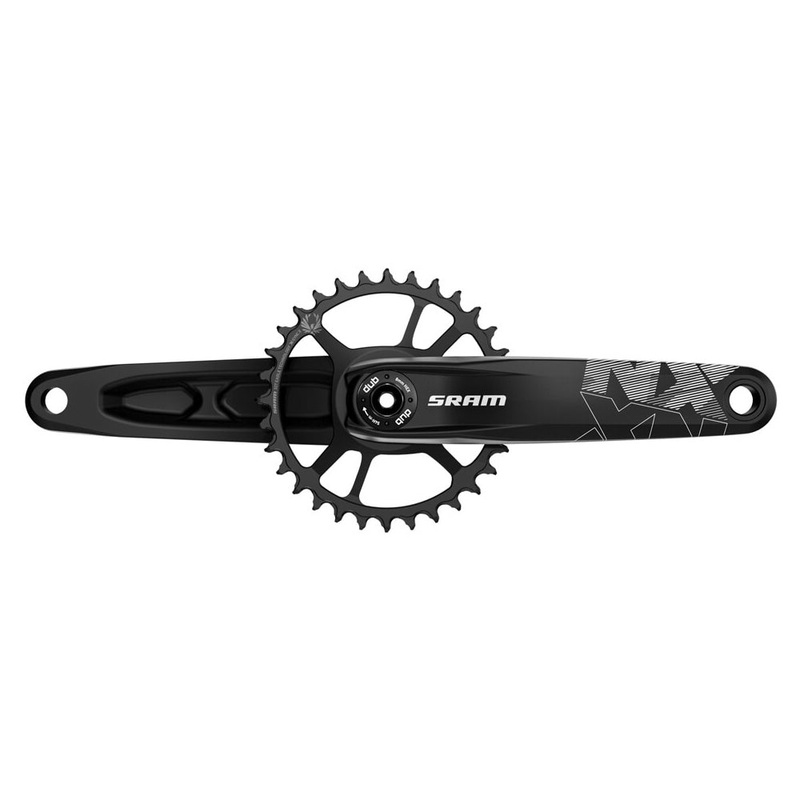 SRAM NX Eagle DUB Crankset - 28.99mm DUB - SRAM Direct Mount - X-Sync 2 Direct Mount - Steel - 3mm Boost - Black - 165mm - 68-73mm - 32T